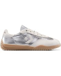 Converse - Run Star Trainer Metallic Canvas - Lyst
