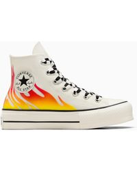 Converse - Chuck Taylor All Star Lift Flames - Lyst