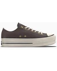 Converse - Custom Chuck Taylor All Star Lift Platform Leather By You - Lyst