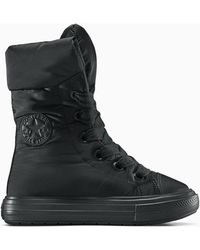 Converse - Chuck taylor all star elements boot black - Lyst