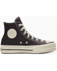 Converse - Custom Chuck Taylor Lift Platform Leather By You - Lyst