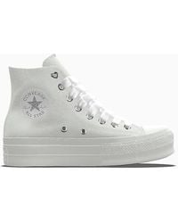 Converse - Custom Chuck Taylor All Star Lift Platform Wedding By You - Lyst