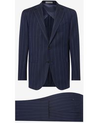 Corneliani - Wool And Linen Suit - Lyst