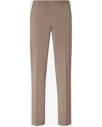 Corneliani - 120's Stretch Wool Trousers - Lyst