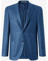 Corneliani - Wool, Silk And Linen Jacket - Lyst