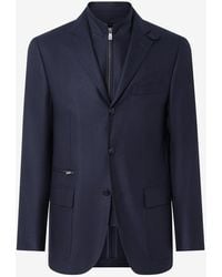 Corneliani - Giacca Con Pettorina Royal - Lyst