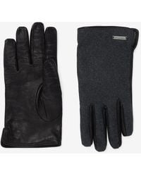 Corneliani - Nappa Leather And Wool Gloves - Lyst