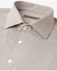 Corneliani - Oxford Cotton Jersey Shirt - Lyst