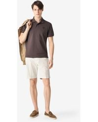 Corneliani - Garment-Dyed Gabardine Bermuda Shorts - Lyst