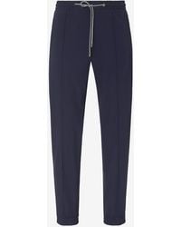 Corneliani - Technical Wool Fabric Joggers - Lyst
