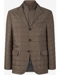 Corneliani - Techno Poplin Jacket With Detachable Vest - Lyst