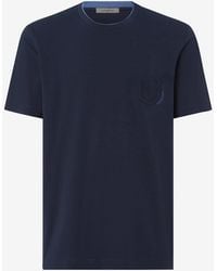 Corneliani - Crew Neck Stretch Jersey T-Shirt - Lyst