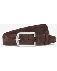 Corneliani - Suede Belt - Lyst