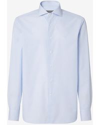Corneliani - Light Royal Oxford Cotton Shirt - Lyst