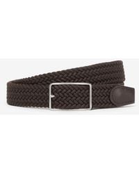 Corneliani - Braided Waxed Cotton Belt - Lyst
