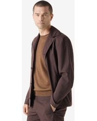 Corneliani - Overshirt Made From Super Light Wool And Silk Poplin - Lyst