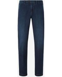 Corneliani - Denim Chino Trousers - Lyst