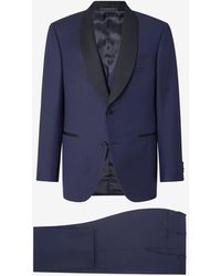 Corneliani - S120's Wool Sablé Tuxedo - Lyst