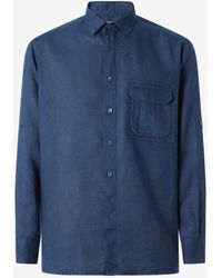 Corneliani - Pure Linen Shirt - Lyst