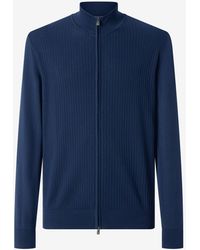 Corneliani - Full-Zip Pima Cotton Sweatshirt - Lyst