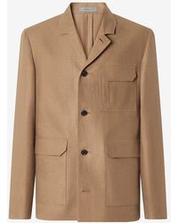 Corneliani - Linen Twill Jacket - Lyst
