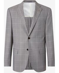 Corneliani - Wool, Silk And Linen Jacket - Lyst
