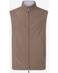 Corneliani - Technical Poplin Gilet - Lyst