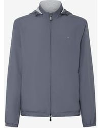 Corneliani - Sugar Paper Technical Fabric Reversible Jacket - Lyst