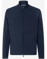 Corneliani - Full Zip Jersey Sweatshirt - Lyst