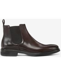 Corneliani - Aged Calfskin Chelsea Boots - Lyst