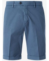 Corneliani - Garment-Dyed Aviator Gabardine Bermuda Shorts - Lyst