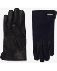 Corneliani - Nappa Leather And Wool Gloves - Lyst
