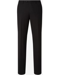 Corneliani - Stretch Wool Bengaline Trousers - Lyst