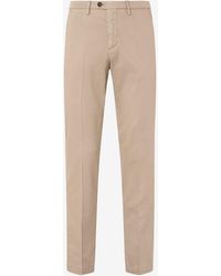 Corneliani - Garment-Dyed Gabardine Trousers - Lyst