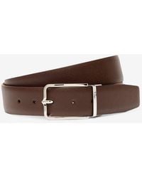 Corneliani - Dark Leather Belt - Lyst