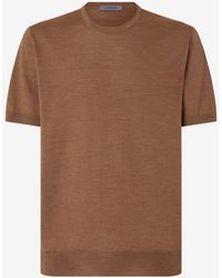 Corneliani - Ultra Fine 120's Wool Crew Neck Jumper - Lyst