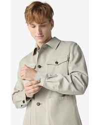 Corneliani - Light Cotton And Cashmere Overshirt - Lyst