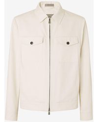 Corneliani - Cotton And Cashmere Shirt - Lyst