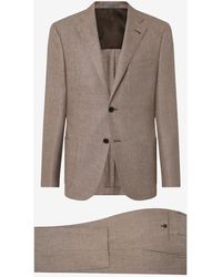 Corneliani - Light Wool, Linen And Silk Suit - Lyst