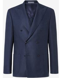 Corneliani - Linen And Lyocell Jacket - Lyst