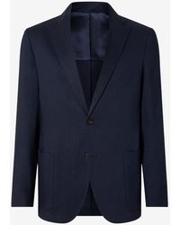 Corneliani - Linen, Wool And Mohair Jacket - Lyst