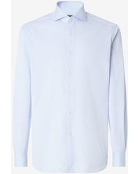 Corneliani - Light Double-Twisted Cotton Twill Shirt - Lyst