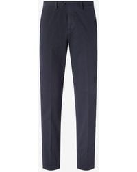 Corneliani - Stretch Cotton Gabardine Chino Trousers - Lyst