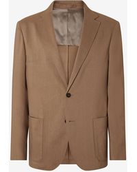 Corneliani - Linen, Wool And Mohair Jacket - Lyst
