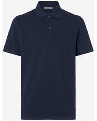 Corneliani - Button-Up Cotton Pique Polo Shirt - Lyst