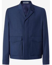 Corneliani - Wool, Silk And Mohair Overshirt - Lyst