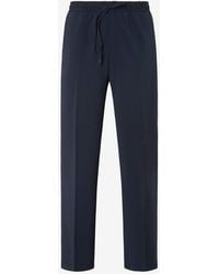Corneliani - 120's Stretch Wool Trousers - Lyst