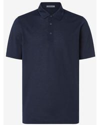 Corneliani - Buttonless Luxury Jersey Polo Shirt - Lyst
