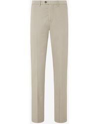 Corneliani - Light Garment-Dyed Gabardine Trousers - Lyst