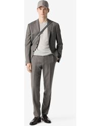 Corneliani - Pinstripe 130's Wool And Silk Suit - Lyst